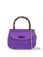 Gucci Pre-owned Bamboo Mini Shoulder Bag - Purple