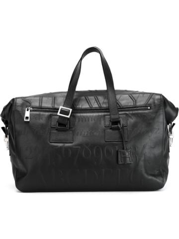 Assouline Didot Holdall, Black, Calf Leather/cotton