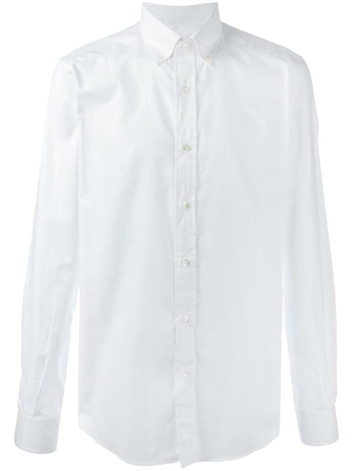 Fashion Clinic Classic Plain Shirt, Men's, Size: 45, Cotton