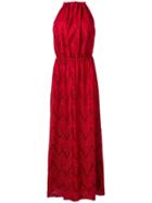 M Missoni Sleeveless Long Dress - Red
