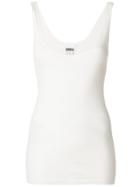 Kristensen Du Nord Slim Fit U-neck Tank Top - White