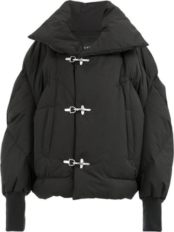 Cheng Peng Short Padded Jacket - Black
