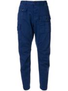 Dsquared2 Tapered Utility Trousers - Blue
