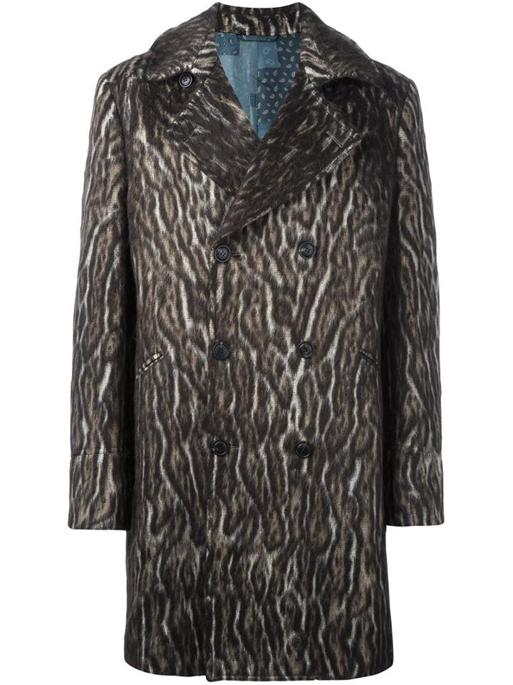 Etro 'animalier' Coat