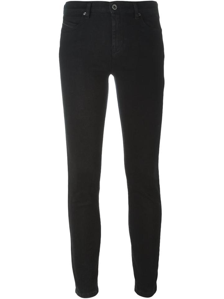 Diesel Black Gold Skinny Jeans, Women's, Size: 28, Cotton/polyester/spandex/elastane