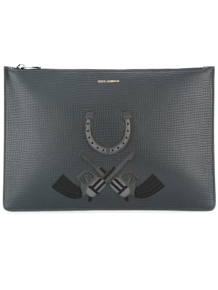 Dolce & Gabbana Western Patch Clutch