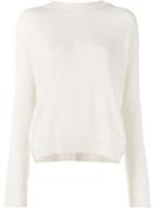 Helmut Lang Ribbed Sweater, Women's, Size: Xs, Nude/neutrals, Cotton/cashmere