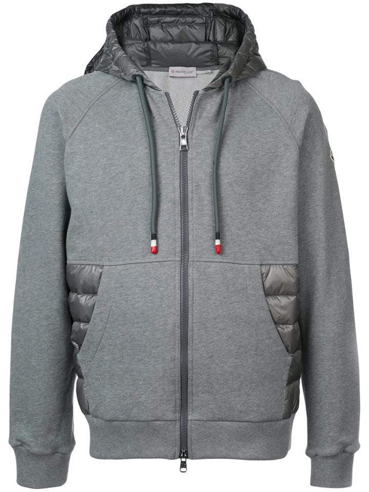 Moncler Padded Hoodie - Grey