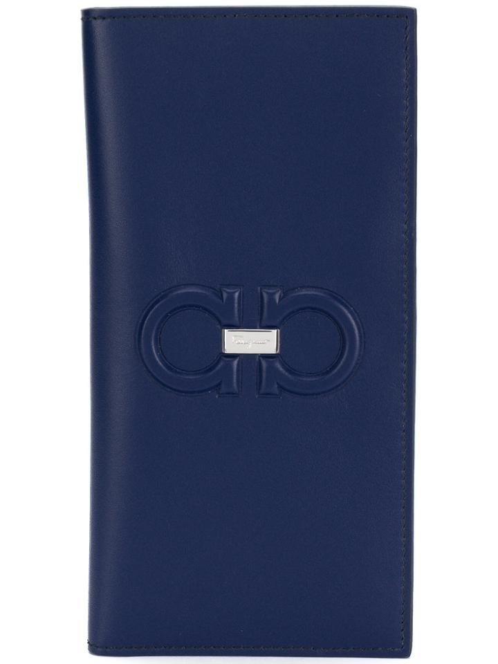 Salvatore Ferragamo Gancini Breast Pocket Wallet - Blue