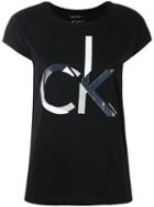 Calvin Klein Jeans - Logo T-shirt - Women - Cotton - M, Black, Cotton