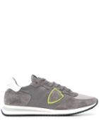 Philippe Model Suede Panel Sneakers - Grey