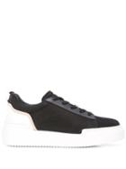 Buscemi Textured Lace-up Sneakers - Black