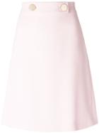 Giambattista Valli Classic A-line Skirt - Pink & Purple