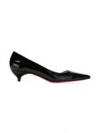 Zeferino Leather Pumps - Black