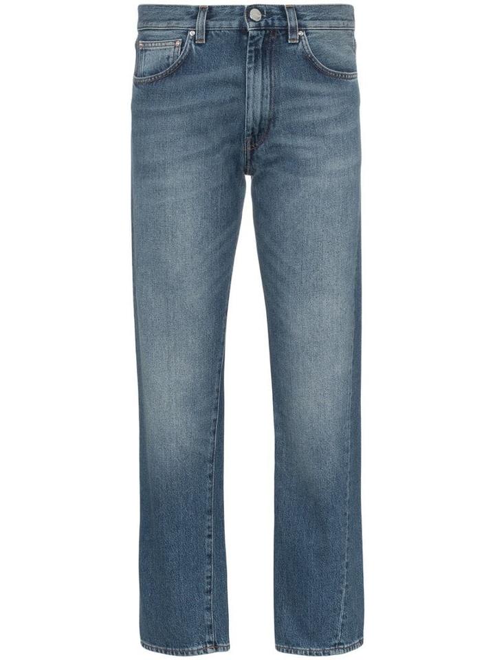 Toteme Original Straight Leg Jeans - Blue