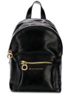 L'autre Chose Embossed Logo Backpack - Black