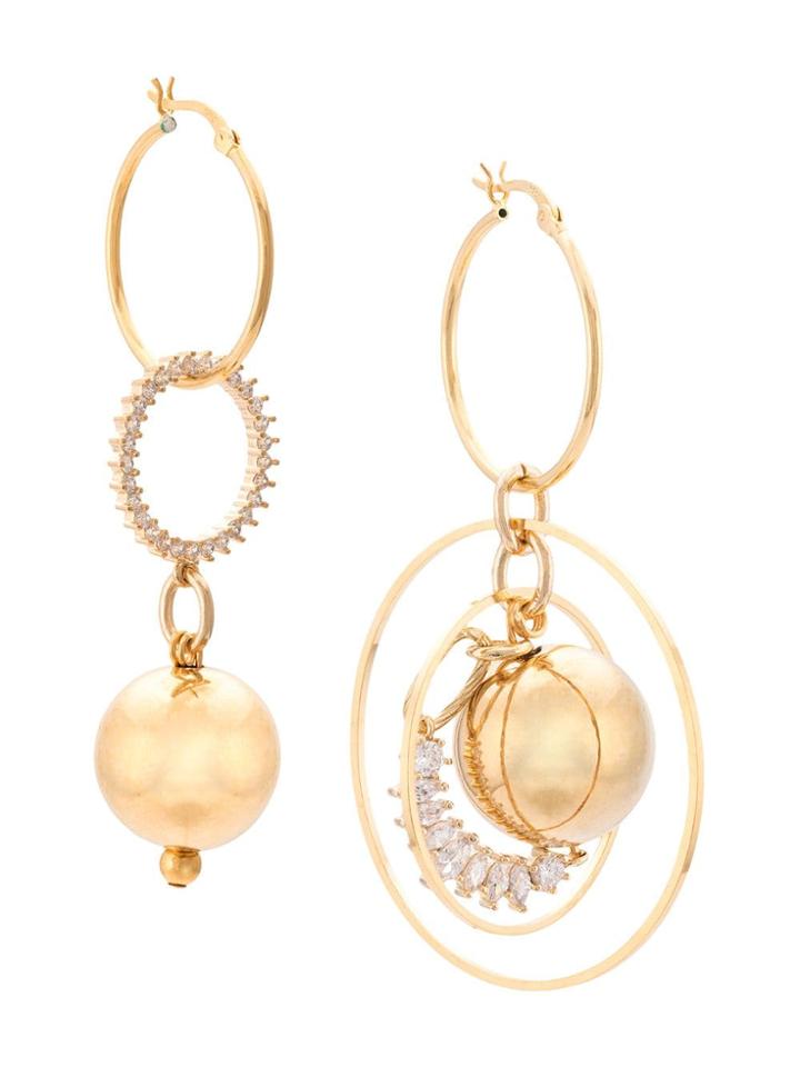 Mounser Orb Earring - Gold