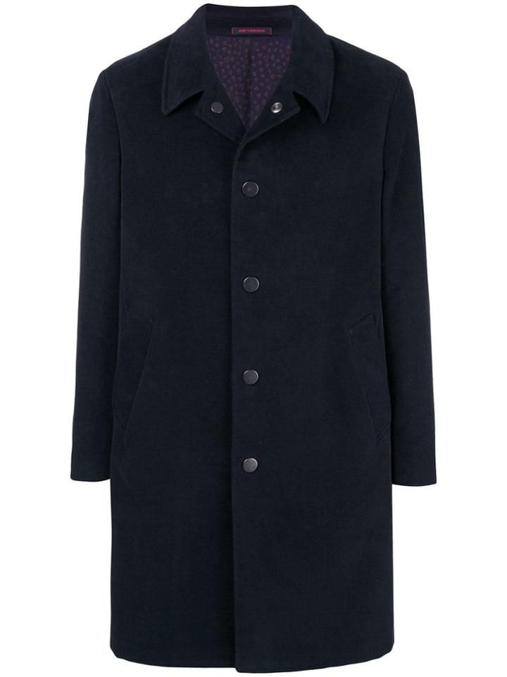The Gigi Wolf Coat - Blue