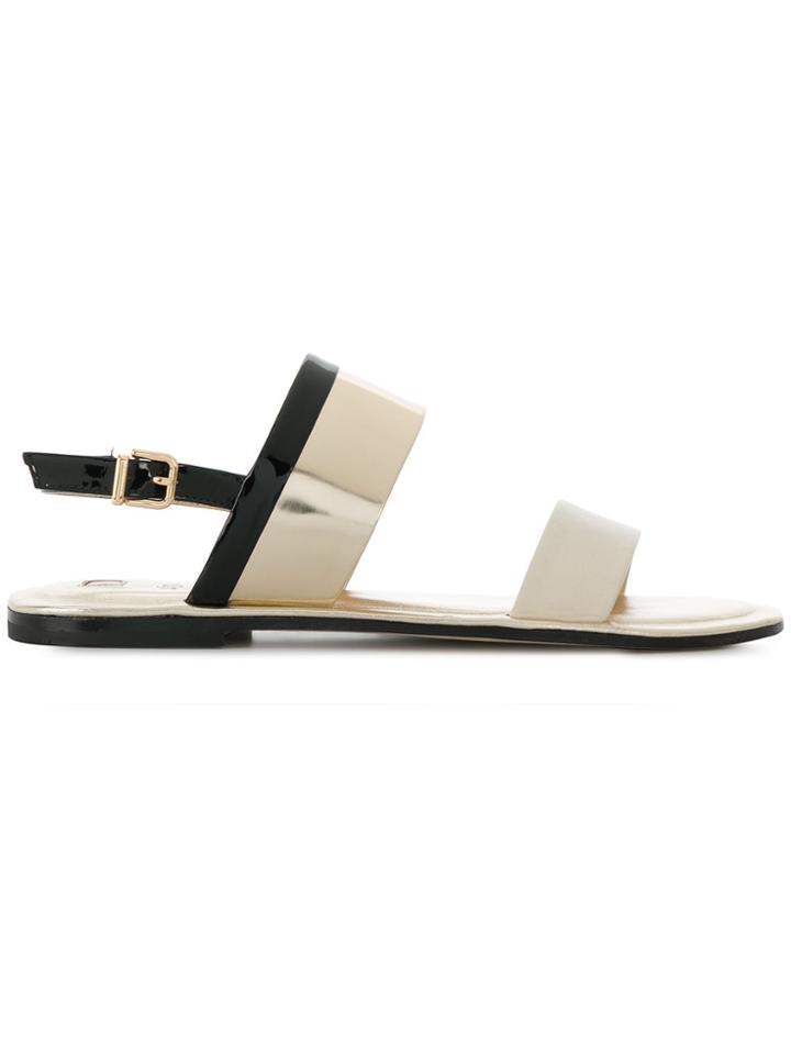 Hogl Two Strap Sandals - Nude & Neutrals