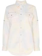 Ganni Hopewell Tie Dye Denim Shirt - 981 Rainbow