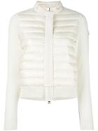 Moncler Padded Front Cropped Jacket - White