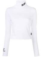 Gcds Perfectly Fitted Sweater - White