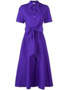 P.a.r.o.s.h. Midi Shirt Dress - Purple