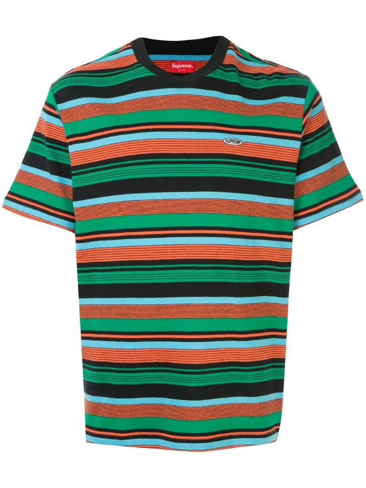 Supreme Striped T-shirt - Green