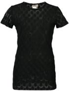 Fuzzi Polka Dot Blouse - Black