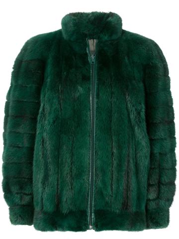 Christian Dior Vintage Mink Fur Coat - Green