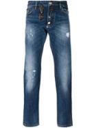 Philipp Plein Straight-leg Jeans, Men's, Size: 30, Blue, Cotton/polyester