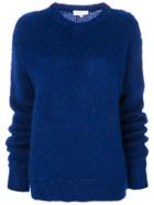 Carven Fluffy Oversized Knit - Blue