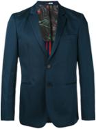 Classic Blazer - Men - Cotton/linen/flax/viscose - 42, Blue, Cotton/linen/flax/viscose, Ps By Paul Smith