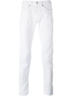 Dondup Skinny Jeans, Men's, Size: 34, White, Cotton/spandex/elastane