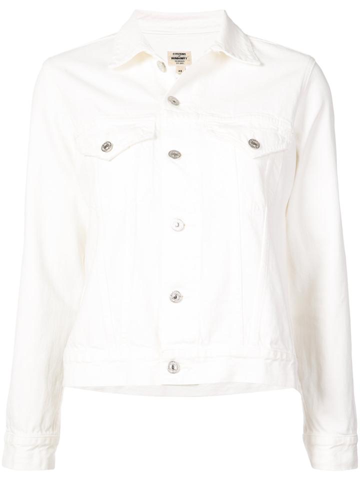 Citizens Of Humanity Classic Denim Jacket - White