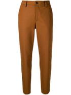 Closed Contrast Stripe High-waist Trousers - Brown