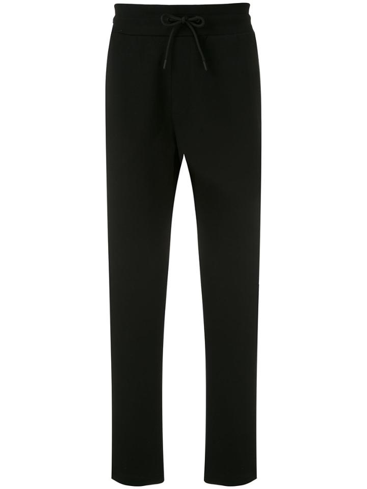 Emporio Armani Calça Com Regulador No Cós - Black