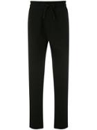 Emporio Armani Calça Com Regulador No Cós - Black