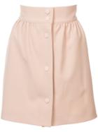 Red Valentino High Waisted Mini Skirt - Nude & Neutrals