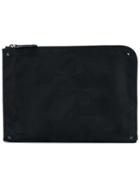 Valentino Valentino Garavani Camouflage Document Case - Black