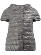 Herno Short Sleeve Padded Jacket - Grey