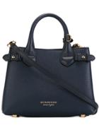 Burberry Small Banner Tote - Blue