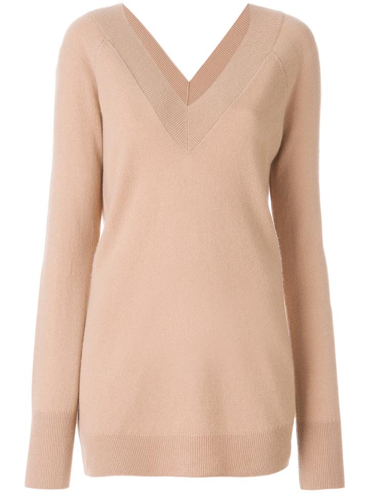Equipment V-neck Cashmere Jumper - Nude & Neutrals