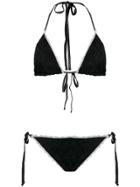 Missoni Mare Contrast Trim Bikini Set - Black