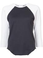 Re/done Longsleeved Baseball T-shirt - Black