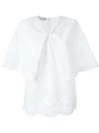 Stella Mccartney Perforated Layered Top
