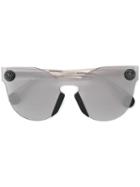 Christopher Kane - 'bumper' Sunglasses - Women - Acetate - One Size, Women's, Grey, Acetate