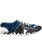 Jimmy Choo Boyd Sneakers, Men's, Size: 44, Blue, Neoprene/rubber