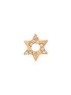 Loquet 18kt Gold Diamond Star Of David Charm Necklace - Yellow &