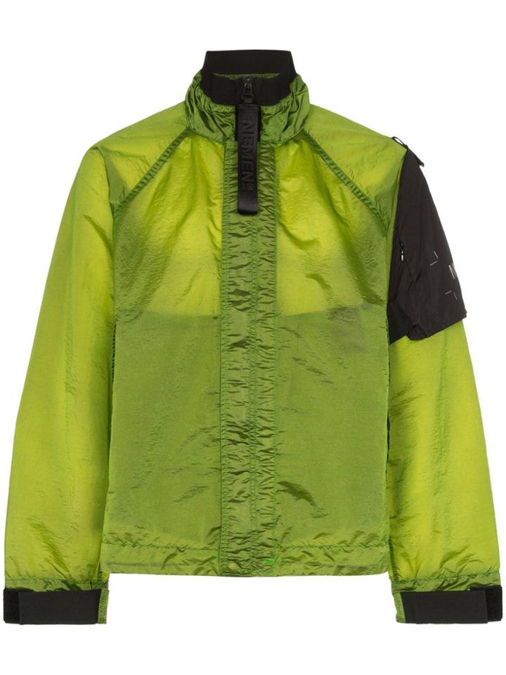 Nemen Panel Sleeve Jacket - Green